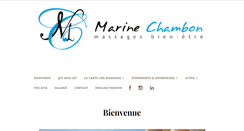 Desktop Screenshot of marinemassage.com